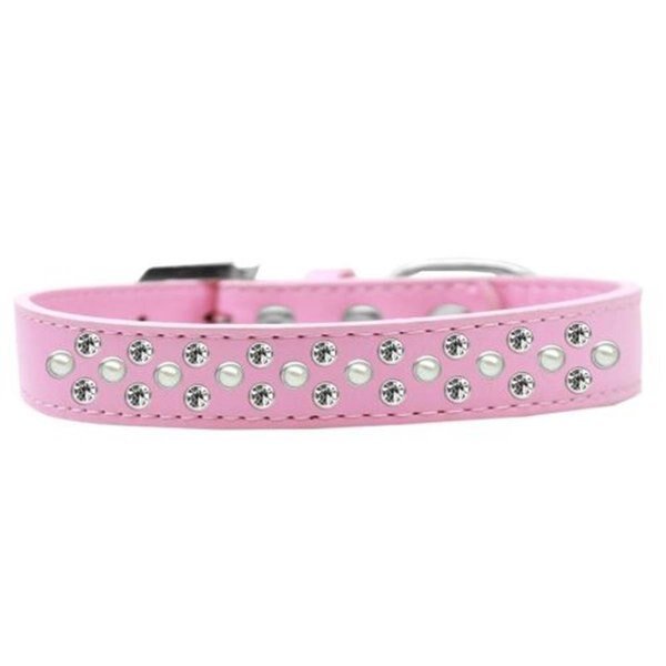 Sprinkles Pearl & Clear Crystals Dog CollarLight Pink Size 12, Unconditional Love, Mfr#: UN847371